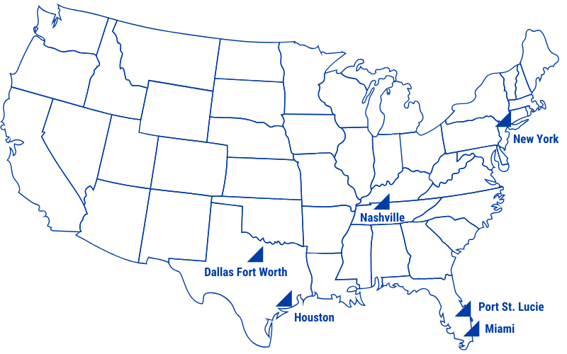 STRE U.S. Portfolio Map